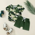 thumbnail image 2 of 6-12 Months Boy Outfits Easter Outfits For Boys Toddler Boy Clothes Kids Summer Cotton Outfits Shirt Short Sets AG, 2 of 7
