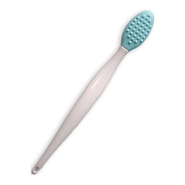 Guardurnaity Cepillo de labios Suavidad Multicolor Mujer Accesorios Polvo Comedo Remover Cosméticos Fácil de agarrar Cepillos exfoliantes Cuerpo del baño Azul