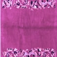 thumbnail image 1 of Ahgly Company Indoor Square Abstract Purple Modern Area Rugs, 3' Square, 1 of 4