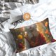 thumbnail image 5 of Fotbe Sunshine Flower Meditating Cat Funda de Almohada Decorativa Estilo Occidental, Lujo en Algodón, Fundas para Almohadas King, Cojín Estampado para Decoración del Hogar-14"x20", 5 of 6