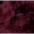 thumbnail image 5 of 2' x 3' Burgundy New Zealand Natural Sheepskin Rug, 5 of 5