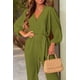 thumbnail image 3 of Mono Enterizo PRETTYGARDEN Mujer Cuello en V Manga Larga Talla M, 3 of 7
