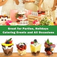 thumbnail image 3 of 50pcs Dessert Cups With Lids And Spoons Square Dessert Cups Set Reusable Plastic Dessert Cups, 3 of 3