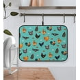 thumbnail image 6 of WIRESTER Microfiber Dish Drying Mat, Absorbent Drying Mat for Kitchen Counter, Dishes Drainer Pad Coaster - Chicken Pattern, 6 of 6