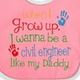 thumbnail image 4 of Inktastic Civil Engineer Like Daddy Boys or Girls Baby Bib, 4 of 4