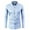 Light Blue, variant on Men's Slim Fit Color Block Button Down Shirt Business Casual Wear Stylish Lapel Design Comfortable Dress Shirt for Men Men's Lightweight Crewneck Tee Tops