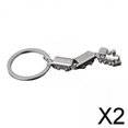 thumbnail image 1 of 2 X Mini Llaveros Modelo Ferroviario, Llaveros de Aleación, Regalo para Entusiastas del Ferrocarril, Llaveros del Día de San Valentín para , Plata, 2 2 piezas, 1 of 8