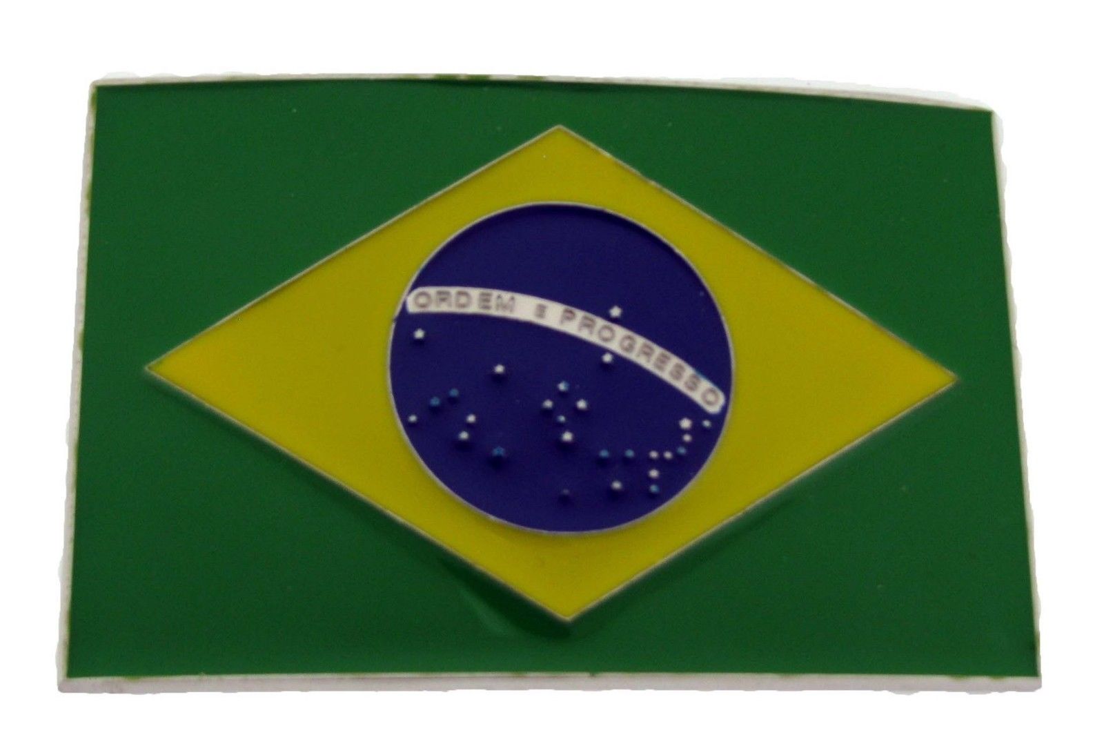 Brasil country Brazil Flag Belt Buckle Metal Soccer World Champion