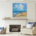 thumbnail image 2 of Stupell Industries Abstract Beach Painting Nature Painting Gallery Wrapped Canvas Print Wall Art, 36 x 36, 2 of 7