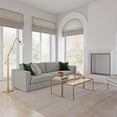 thumbnail image 4 of Henn&Hart 12" Brass Metal/Glass Floor Lamp, 4 of 10