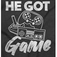 thumbnail image 2 of He Got Game Womens Slim Fit Graphic Tee Brisco Brands S, 2 of 5