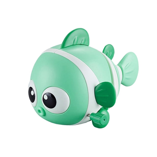 Jouet de Bain Poisson à Remonter Cadeau pour l'Heure du Bain Jouet Aquatique à Remonter pour Enfants Vert