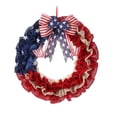 thumbnail image 2 of Miwamany 4th of July Wreath for Front Door, Patriotic Wreath, Memorial Day Independence Day Wreath Summer Holiday Decor, Hanging Ornament, 2 of 9