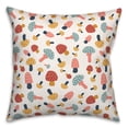 thumbnail image 2 of Creative Products Colorful Cute Mushroom Pattern 2 16 x 16 Spun Poly Pillow, 2 of 3