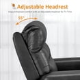 thumbnail image 5 of MCombo 27‘’ Extra Wide Oversized Power Recliner Chair for Big Tall Adults, Faux Leather, Dark Grey, 5 of 9