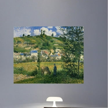 Wallhogs Pissarro Landscape at Chaponval (1880) Poster Wall Mural