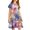 Multicolor, variant on Pounoo New Kids Dresses Girls Loose Print Short Sleeve Toddler Girls' Dresses Round Neck Knee Length Dress Soft Comfort Girls Dresses 7-8