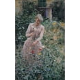 thumbnail image 2 of Emile Claus 13x18 Black Ornate Wood Framed Double Matted Museum Art Print Titled - In the Garden, 2 of 5