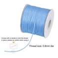 thumbnail image 3 of Unique Bargains Beading Thread Bracelet Weave Bead Craft Cord 0.8mm 159M/Roll (173-Yards) Decorative String, Light Blue, 3 of 7