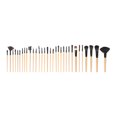thumbnail image 2 of Juego de brochas de maquillaje de 32 piezas, pelo de nailon suave, sombra de ojos, colorete, brocha para polvos sueltos con bolsa de almacenamiento (Color de registro), 2 of 8