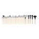 thumbnail image 2 of Juego de 32 brochas de maquillaje de nailon suave para sombras de ojos, rubor y polvos sueltos con bolsa de almacenamiento (color de registro), 2 of 14