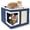Blue, variant on zhaocaijinbao Cat Cave Bed for Indoor Cats, Foldable Hideaway with Scratch Pad & Reversible Cushion, 41×41×32cm, Gray