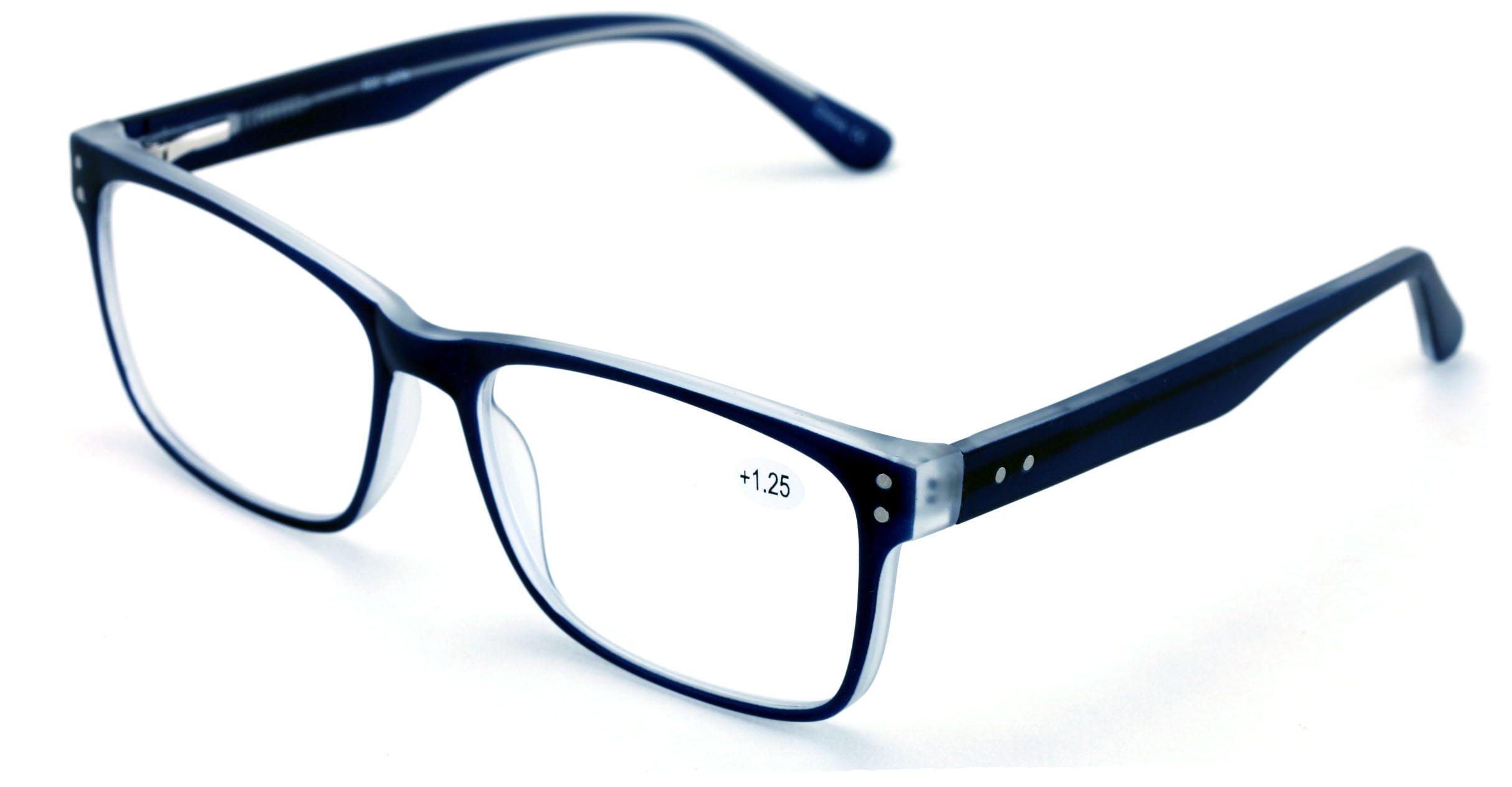 Gamma Ray 4pk Spring Hinges Rectangular Reading Glasses W Su 