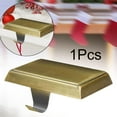 thumbnail image 3 of Soportes para calcetines navideños/perchas para calcetines de chimenea/de pie/Bases para soportes de calcetines para estante del hogar/decoración , oro, 3 of 7