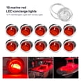 thumbnail image 2 of 10PCS 12V 3 LED Marine Boat Courtesy Light Waterproof 3/4" Round Navigation Lighting For Boat Yacht Warning Light ,High Bright, 2 of 7
