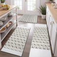 thumbnail image 2 of Brown Christmas Deer Pattern Kitchen Rugs Sets Of 3,Kitchen Runner Rugs Non Skid Washable,Decorative Kitchen Floor Mats for Kitchen,Sink,Laundry,17"x30"+ 17"x47" + 17"x59", 2 of 6