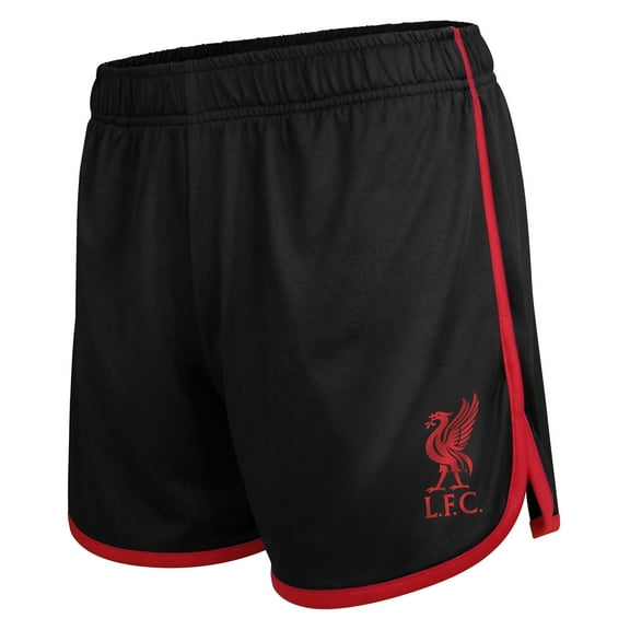 Icon Sports Women's Liverpool Officially Licensed Poly Soccer Shorts -02 Small