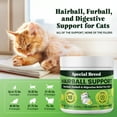 thumbnail image 6 of Hairball Support for Cats - 10 Super Ingredients for Hairball Relief, Digestive Support & Healthy Skin - No Fillers - Psyllium, Pumpkin, Omega-3s & More - 720 Scoops, 6 of 7