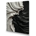 thumbnail image 2 of Designart "Black White Marbled Dreamscape I" Modern Geometric Wall Art For Kitchen, 2 of 5