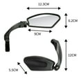 thumbnail image 3 of Lotpreco Handlebar Bike Mirror, HD Blast-Resistant, Safe Crystal Clear Glass Mirror, Adjustable Rotatable Bike Mirror, Rearview Mirror, Bicycle Mirror, 3 of 8