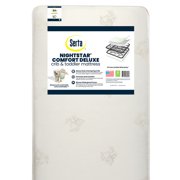 Serta Nightstar Comfort Deluxe 5.25-inch Dual Sided Standard Baby Crib and Toddler Mattress - 104 Coils - Waterproof - Lightweight - GREENGUARD Gold Certified - Limited Lifetime Warranty