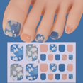 thumbnail image 1 of 22PCS 3D Shiny Dopamine Color Toe Nail Stickers Cute Stickers Polish Gold Nail Stickers Nail, 1 of 1