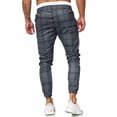 thumbnail image 4 of Askfv Men's Plaid Jogger Pant Running Gym Sweatpants with Pockets, 4 of 8