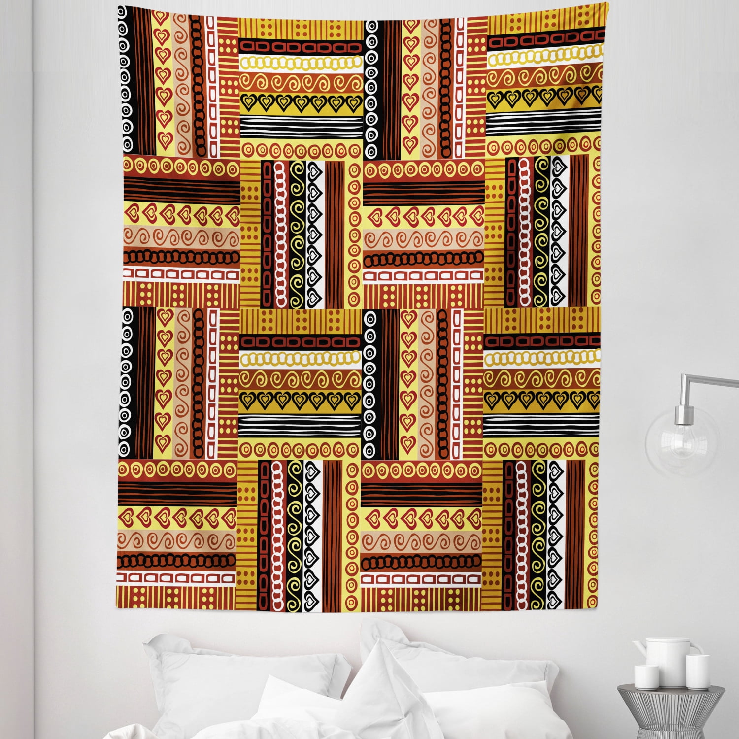 Ethnic Tapestry, Traditional Oriental Motifs with Colors Nigerian ...