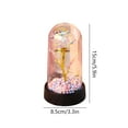 thumbnail image 2 of Bwiyojiz Home Decor Christmas Decorations Decoration Eternal Rose Gifts for Women Birthday Mom Light up in Glass Dome Flower Day Valentines Her, Gifts for Sister, Multicolor, 2 of 6