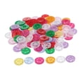 thumbnail image 2 of 100x15mm botones de plástico de 2 agujeros coloridos para manualidades de costura diy flor clara Sunnimix Botones de costura de 2 agujeros, 2 of 7