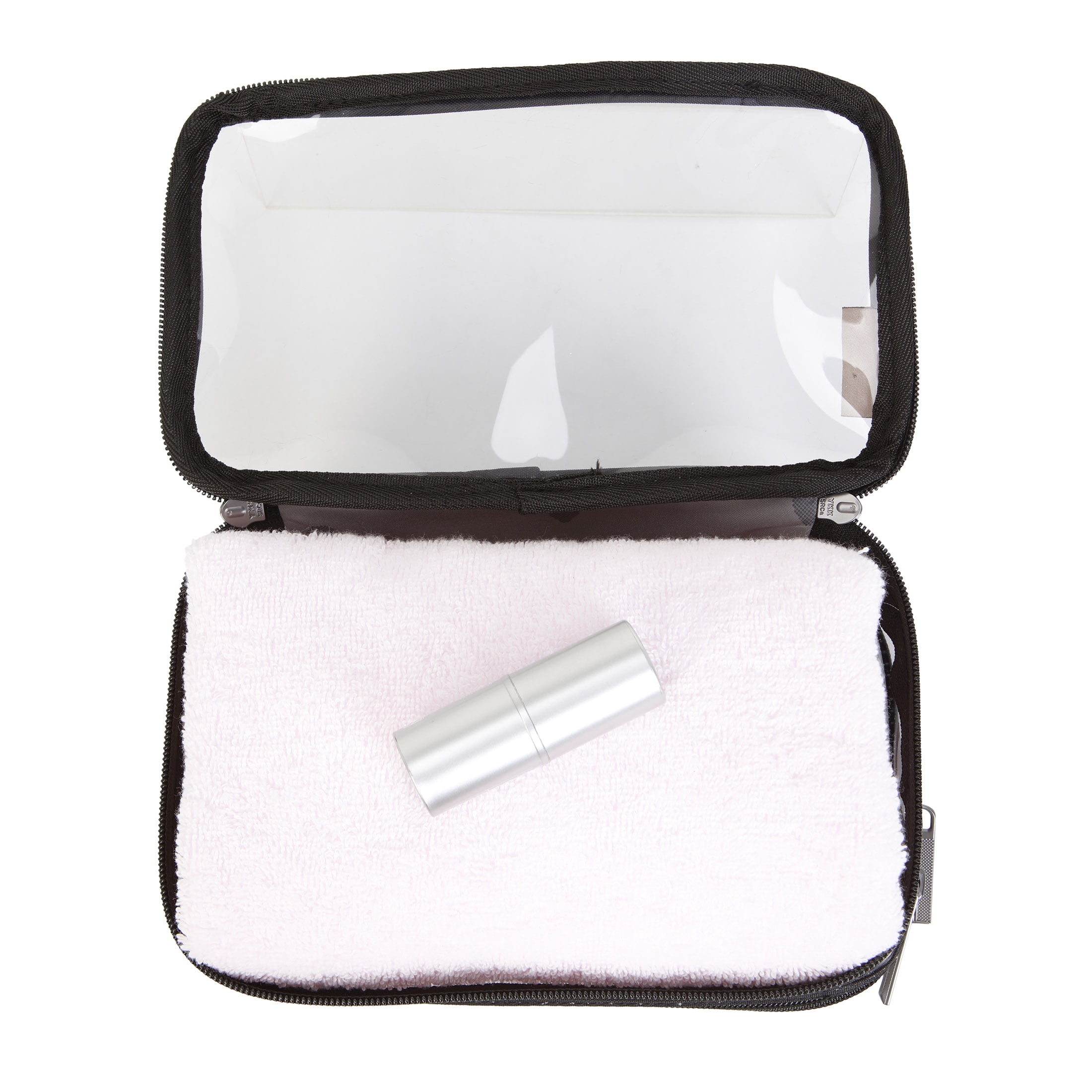 btL Clear PVC Toiletry Bag Packing Case with Interior Pockets for Travel