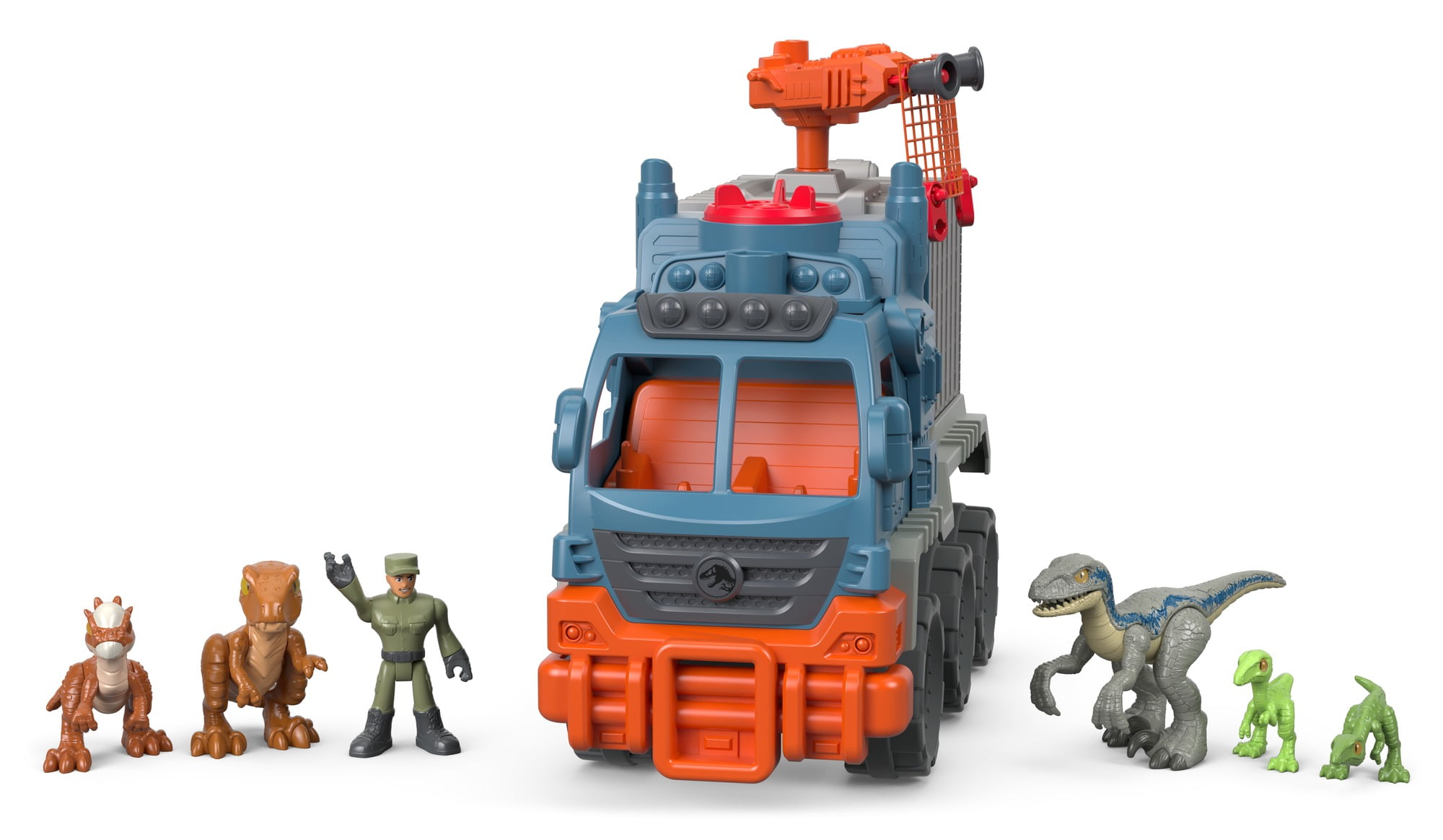Imaginext jurassic world dinosaur hauler hotsell