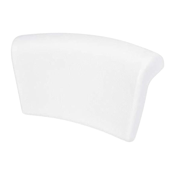 Almohada de bañera con ventosa fuerte, ligera y portátil, regalo para bañera. Blanco