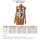 thumbnail image 5 of Traje de baño de una pieza para mujer, un solo hombro, cuello profundo, hermosos patrones, traje de baño de cintura alta tipo 3 M, 5 of 6