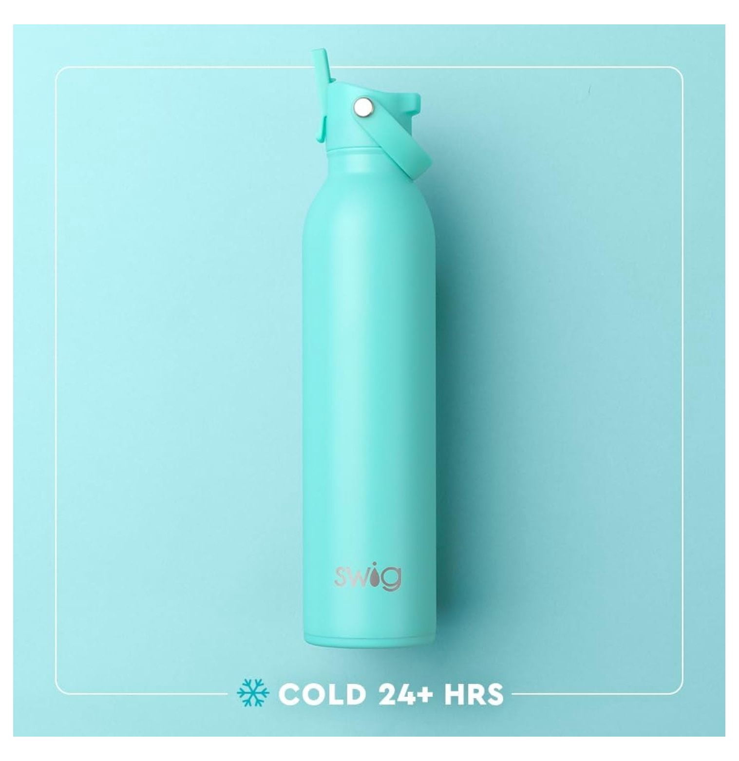 26oz Insulated Water Bottle, Travel Water Bottle with Straw and Lid, Cup Holder Friendly, Stainless Steel (Ultra )