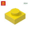 thumbnail image 1 of 588Pcs/Lot 3024 1x1 Short 1-Hole Building Blocks Classic Base Parts Compatible with Bricks Children Toys Assembly Gift Box 87.Light Pearl Gold about 588pcs, 1 of 6