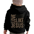 thumbnail image 5 of YUEHUA JESUS Christian Hoodies for Girls Aesthetic Cute Oversized Christ Christians Girls Long Sleeve Pullover Fall Sweatshirts, Size 9-10 Years, 5 of 8