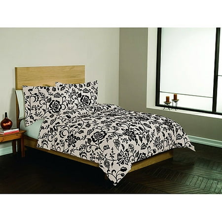 Tremezzo Duvet Mini Set, Black and Light Ivory