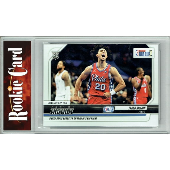 Certified Mint  Jared McCain 2024 Panini Instant #145 Only 761 Made Rookie Card Philadelphia 76ers