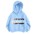 thumbnail image 3 of Trendy Girls Hoodie Casual Pullover Sports Sweatshirt for Active Comfortable Lightweight Design for Everyday Wear, 3 of 3